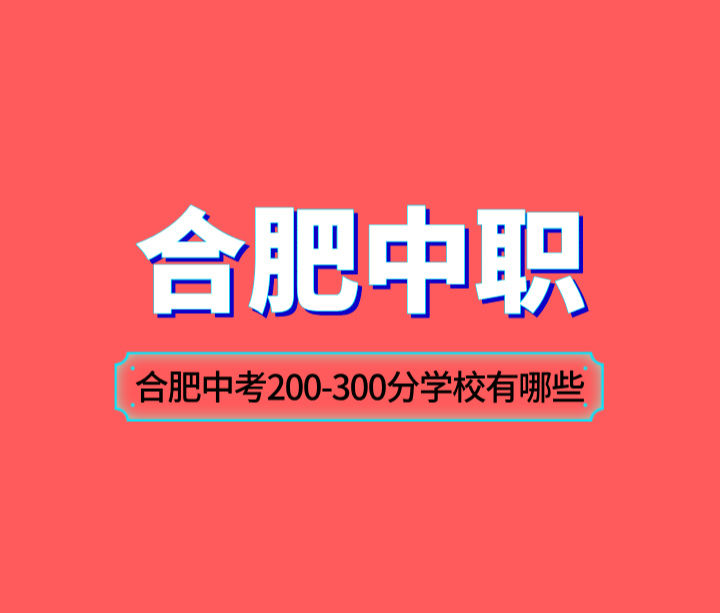 合肥中考200-300分学校有哪些