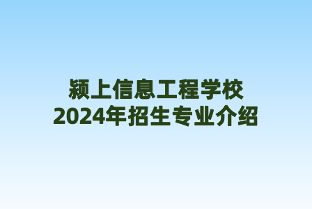 颍上信息工程学校2024年招生专业介绍